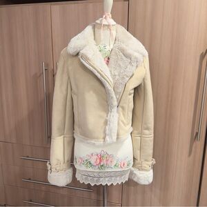 Hollister Cream Teddy Jacket